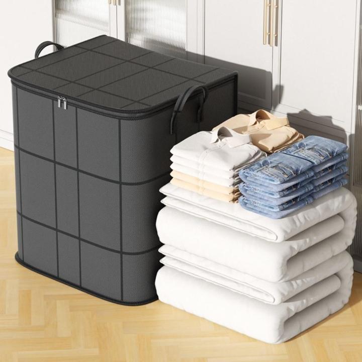 Foldable Bedding Storage Bag with Double Zip