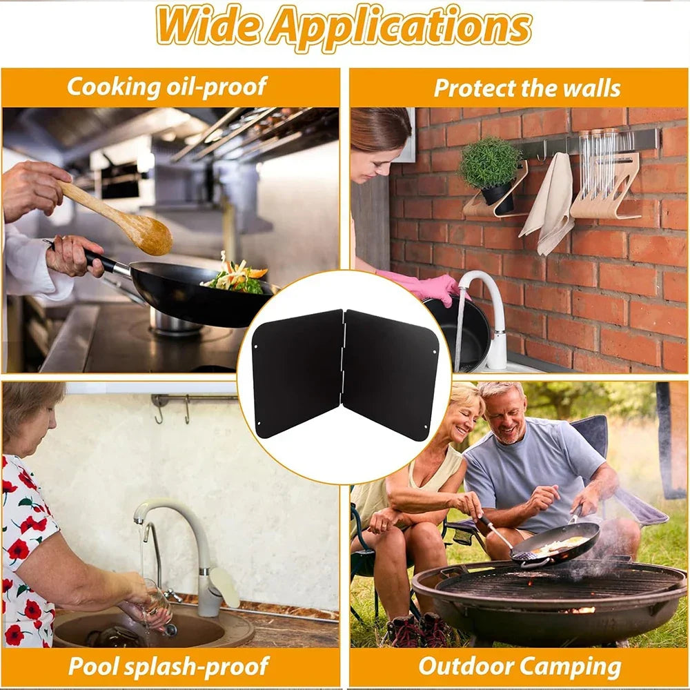 Foldable Stainless Steel Splash Guard