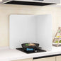 Foldable Stainless Steel Splash Guard in White
