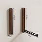 Folding Wooden Wall Clothes Rack