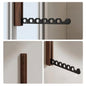 Folding Wooden Wall Clothes Rack