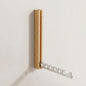 Folding Wooden Wall Clothes Rack