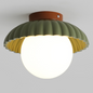 Frosted Glass Globe Ceiling Light – product photo