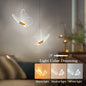 Glass Butterfly LED Pendant Light