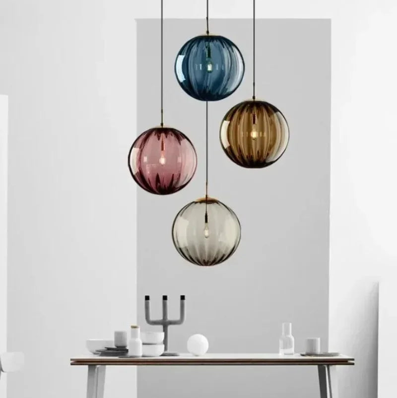 Glass Globe LED Pendant Light