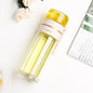 Glass Tea Infuser Bottle in White