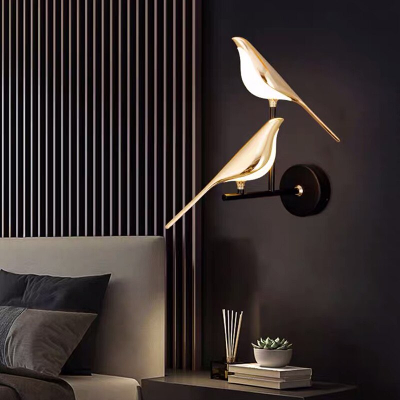 Gold Bird LED Wall Light