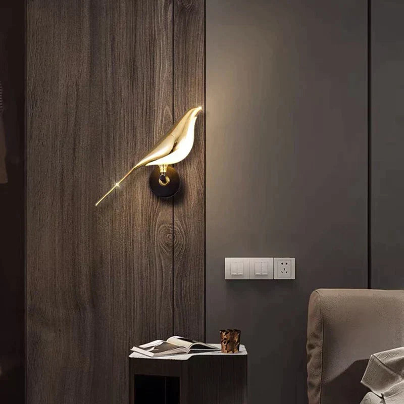Gold Bird LED Wall Light