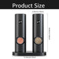 Gravity Electric Salt and Pepper Mill with LED