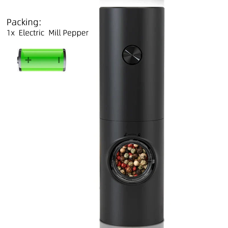 Gravity Electric Salt and Pepper Mill with LED