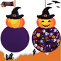 Halloween Felt Board with Pumpkin and 50+ Felt Pieces