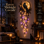 Halloween Light-Up Wall Hanging Decoration – Raven Midnight