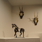 Handmade Metal Horse Sculpture