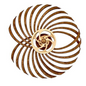 Handmade Wooden Kinetic Wall Sculpture