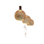 Handmade Wooden Pendant Light in natural wood