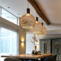 Handmade Wooden Pendant Light in natural wood
