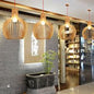 Handmade Wooden Pendant Light in natural wood