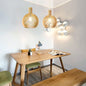Handmade Wooden Pendant Light in natural wood