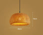 Bamboo and Rattan Pendant Light – styled view