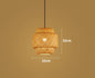 Bamboo and Rattan Pendant Light – alternative angle