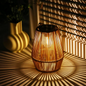 Handwoven Solar Garden Lantern
