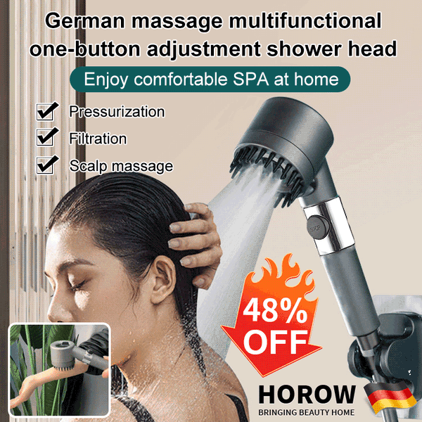 High-Pressure Filter Shower Head