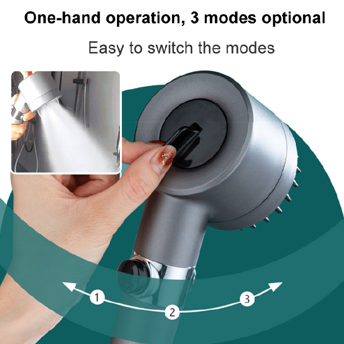 High-Pressure Filter Shower Head