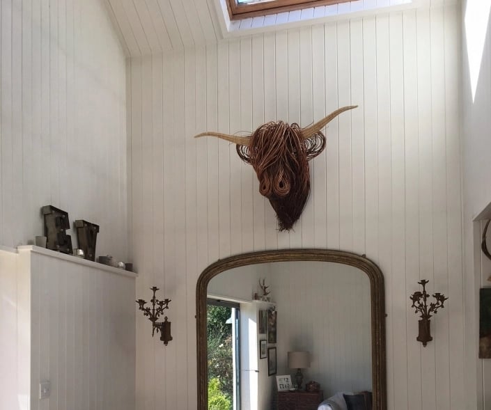 Highland Cow Wall Sculpture