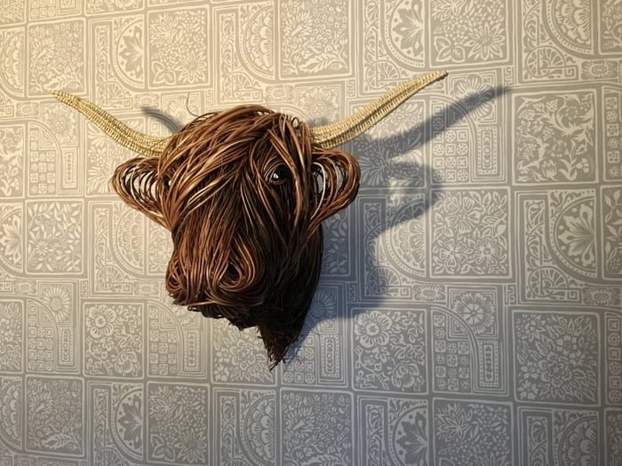Highland Cow Wall Sculpture