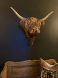 Highland Cow Wall Sculpture