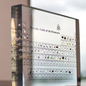 Illuminated Periodic Table with Real Elements