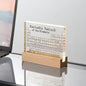 Illuminated Periodic Table with Real Elements