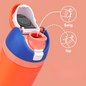 Insulated Stainless Steel Water Bottle with Straw