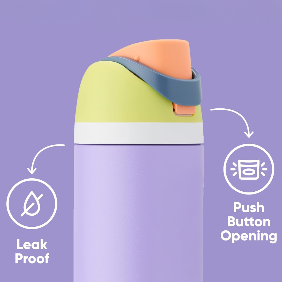 Insulated Stainless Steel Water Bottle with Straw