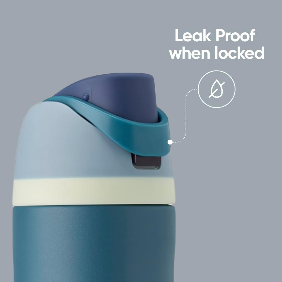 Insulated Stainless Steel Water Bottle with Straw