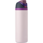 Insulated Stainless Steel Water Bottle with Straw in Light Pink