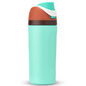 Insulated Stainless Steel Water Bottle with Straw in Mint
