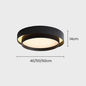 Round Iron LED Ceiling Light – close-up