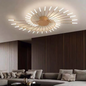 Large Modern LED Ceiling Light in Gold