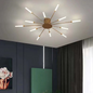 Large Modern LED Ceiling Light in Gold