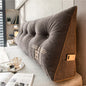 Large Plush Reading Pillow in Coffee