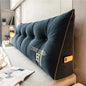 Large Plush Reading Pillow in Dark Blue