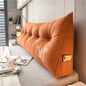 Large Plush Reading Pillow in Orange