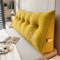 Large Plush Reading Pillow in Yellow
