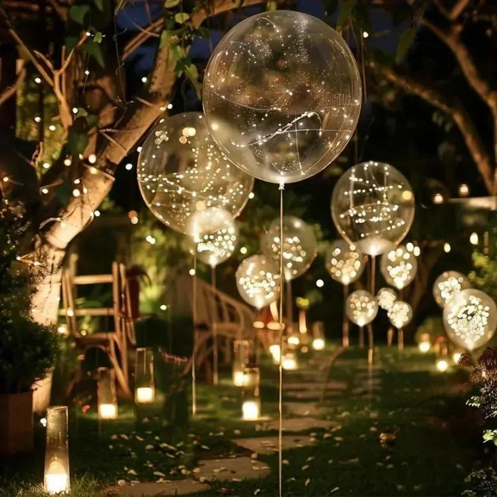 LED Light-Up Balloons, set of 10