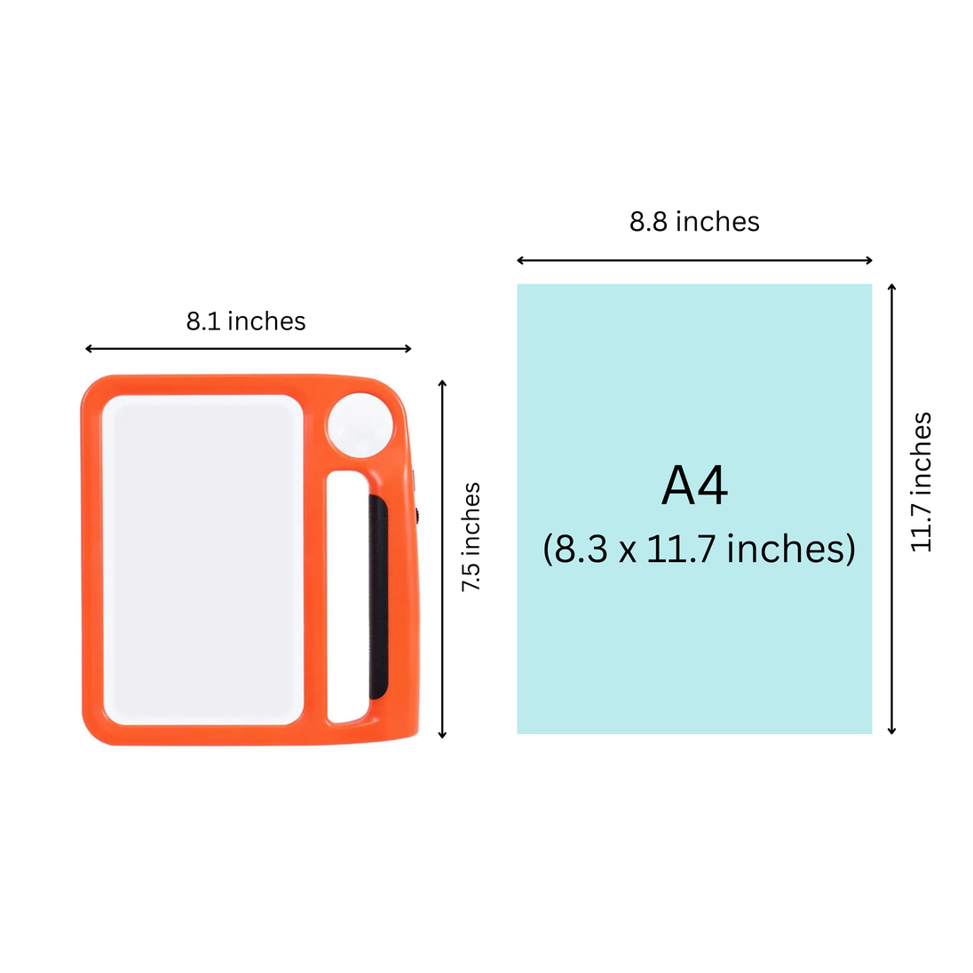 LED Reading Magnifier with 5x and 10x Magnification
