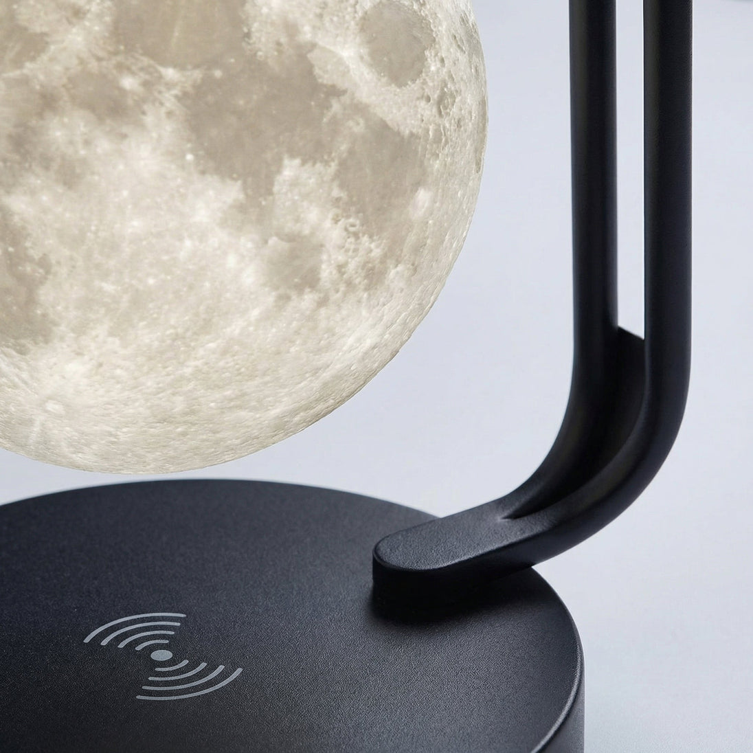 Levitating Moon Lamp with Wireless Charger