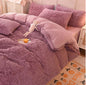 Long-Pile Plush Duvet Cover Set