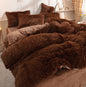Long-Pile Plush Duvet Cover Set