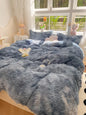 Long-Pile Plush Duvet Cover Set